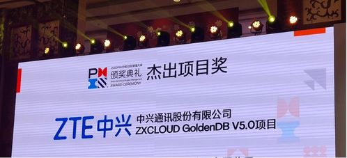 中興通訊GoldenDB榮膺2020年PMI中國項目管理大獎，通訊產品研發再創佳績